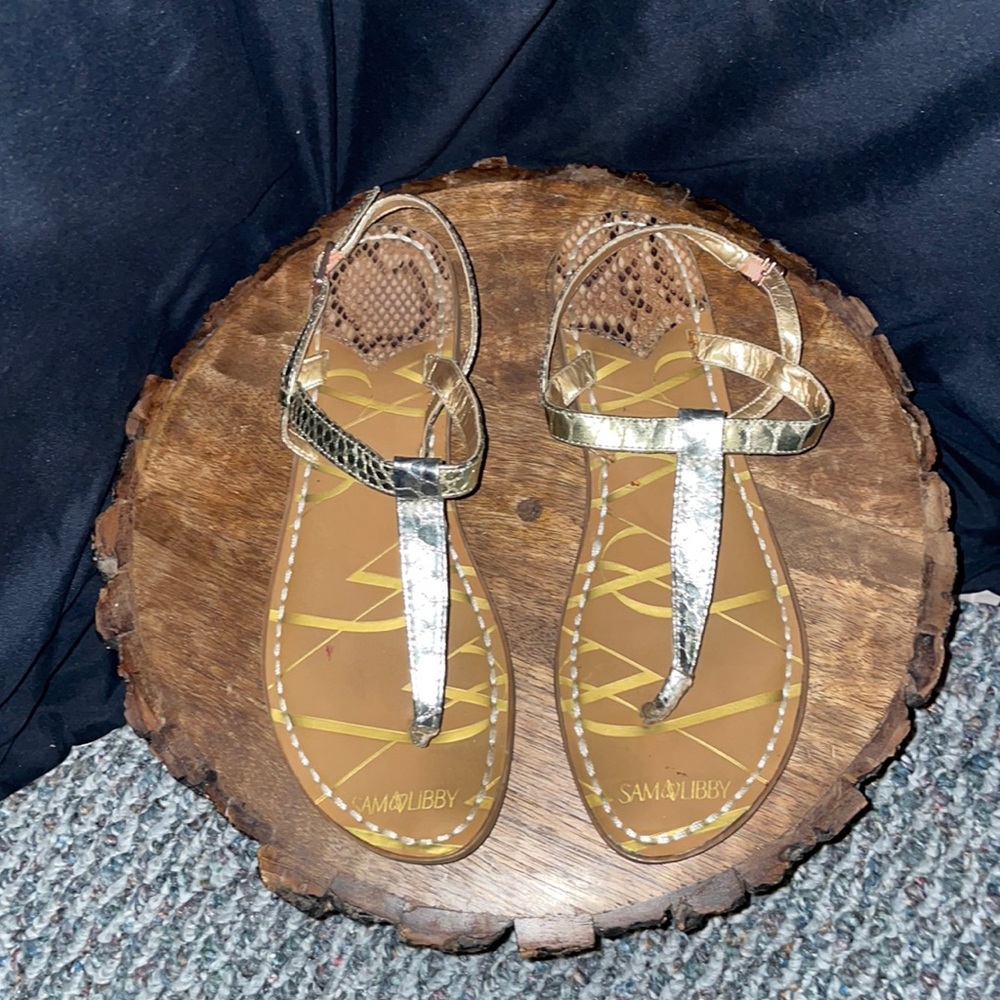 Sam & Libby gold/silver sandals